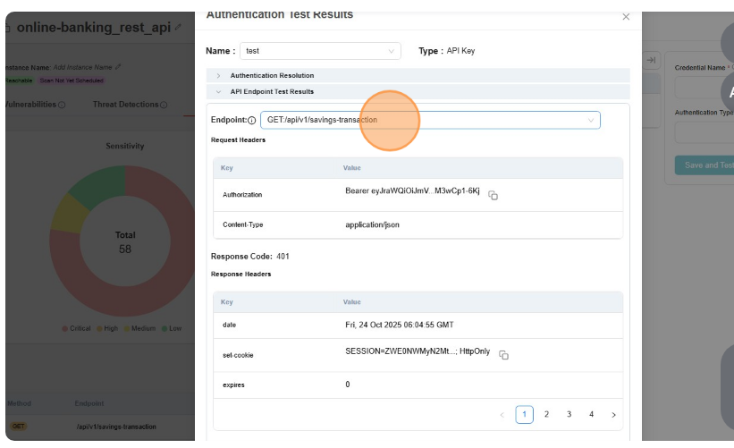 Check API Key aut is in Table