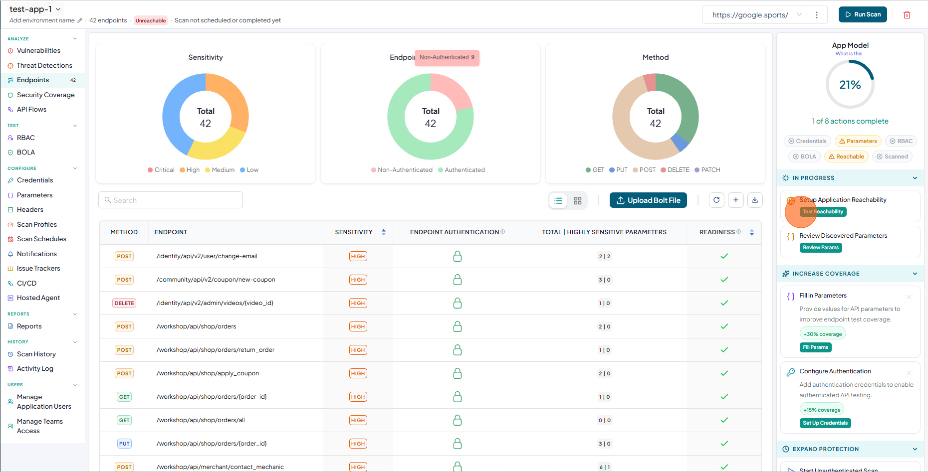 Choose the OpenAPI Spec