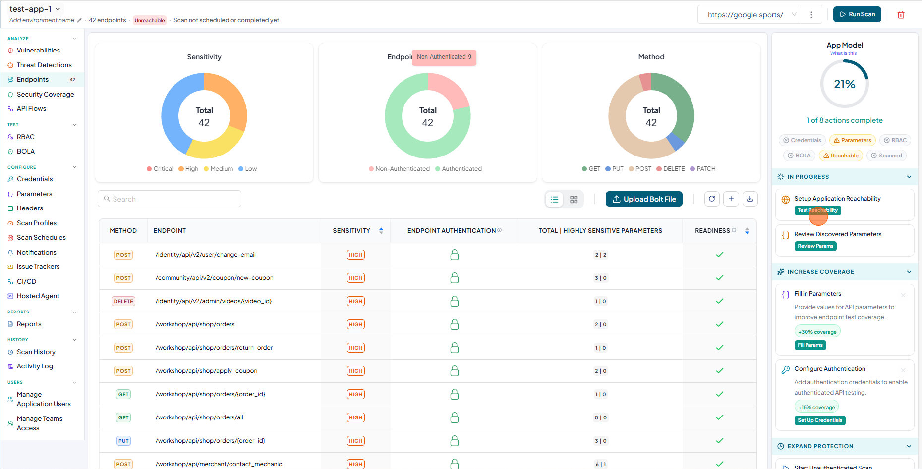 Choose the OpenAPI Spec
