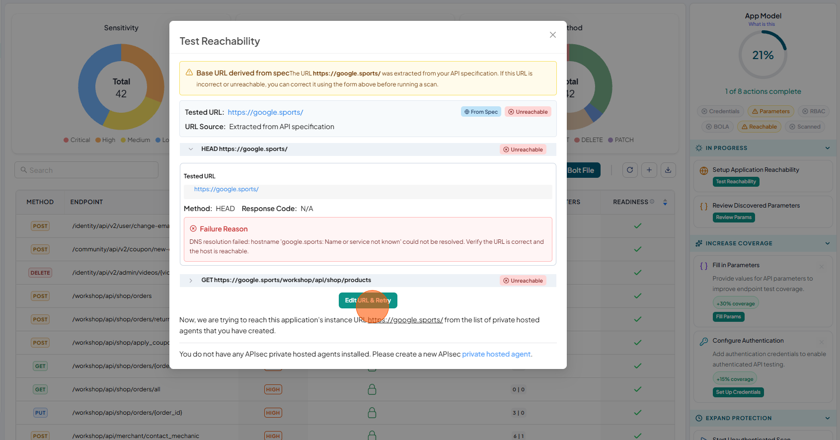 Choose the OpenAPI Spec