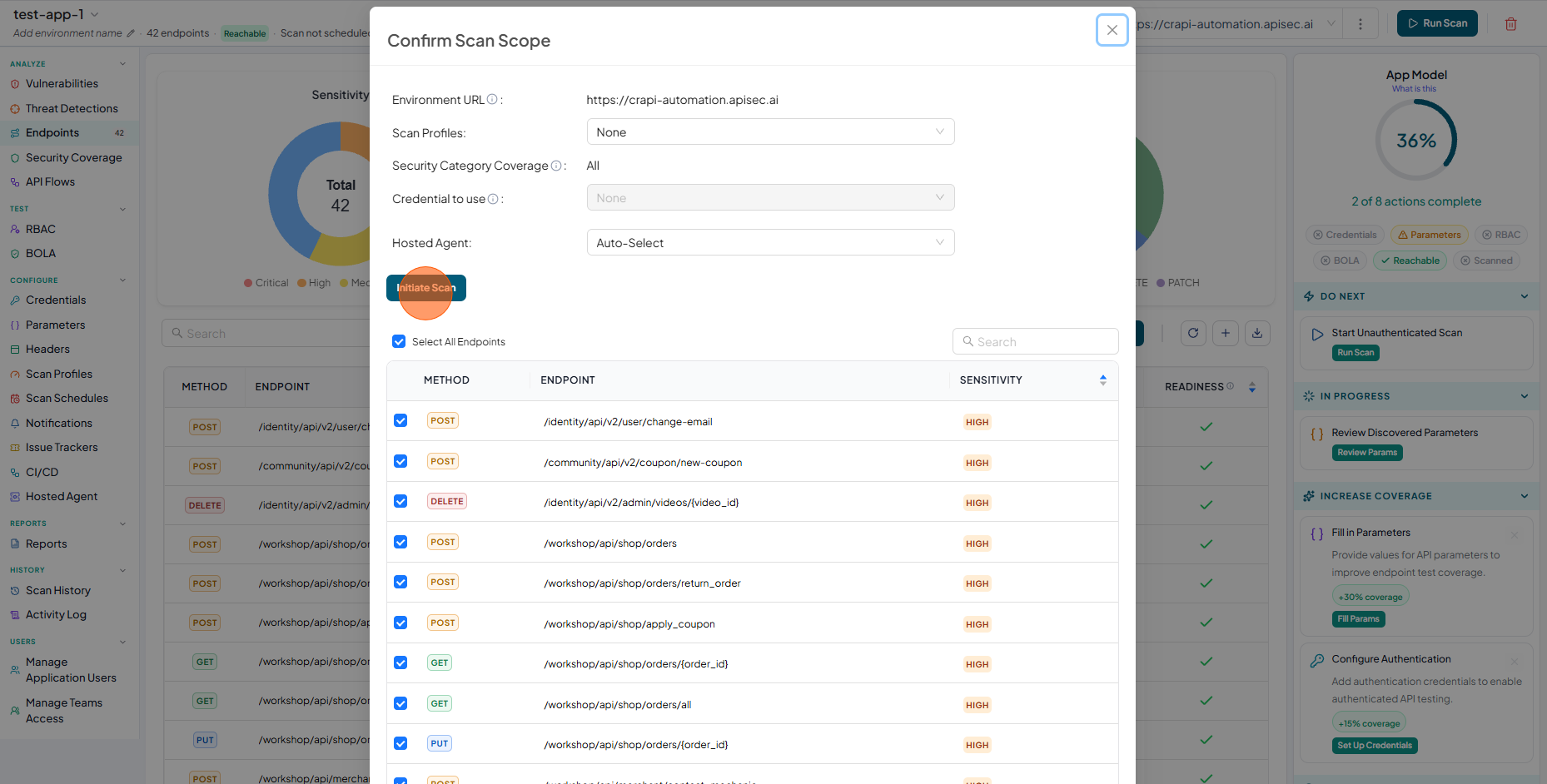 Choose the OpenAPI Spec