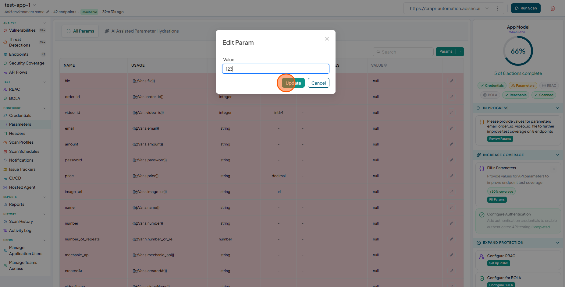 Choose the OpenAPI Spec