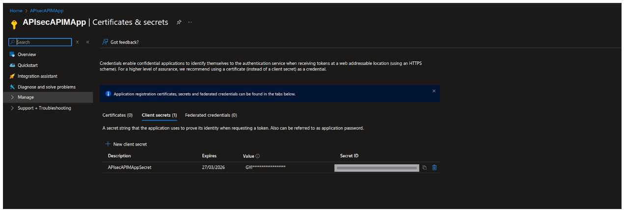 Choose the Azure API Gateway