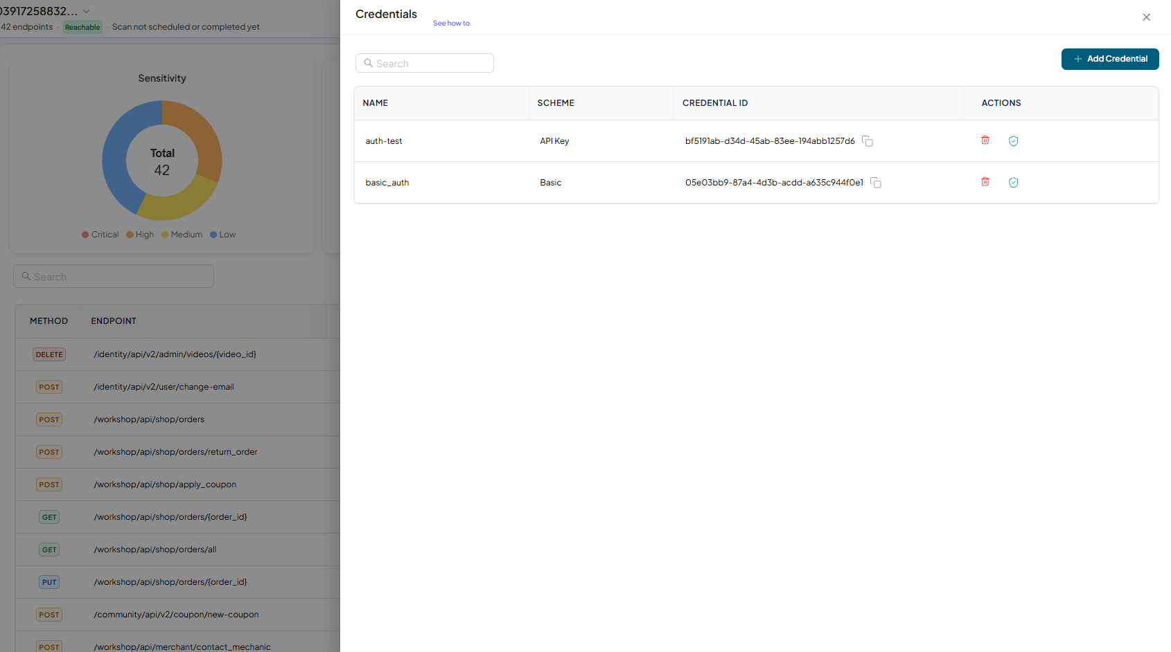 Check Basic auth is in Table