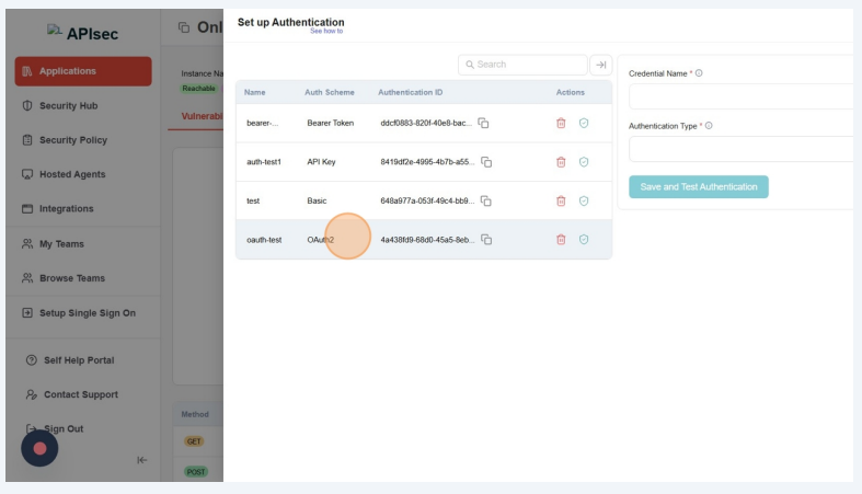 Check Bearer auth is in Table