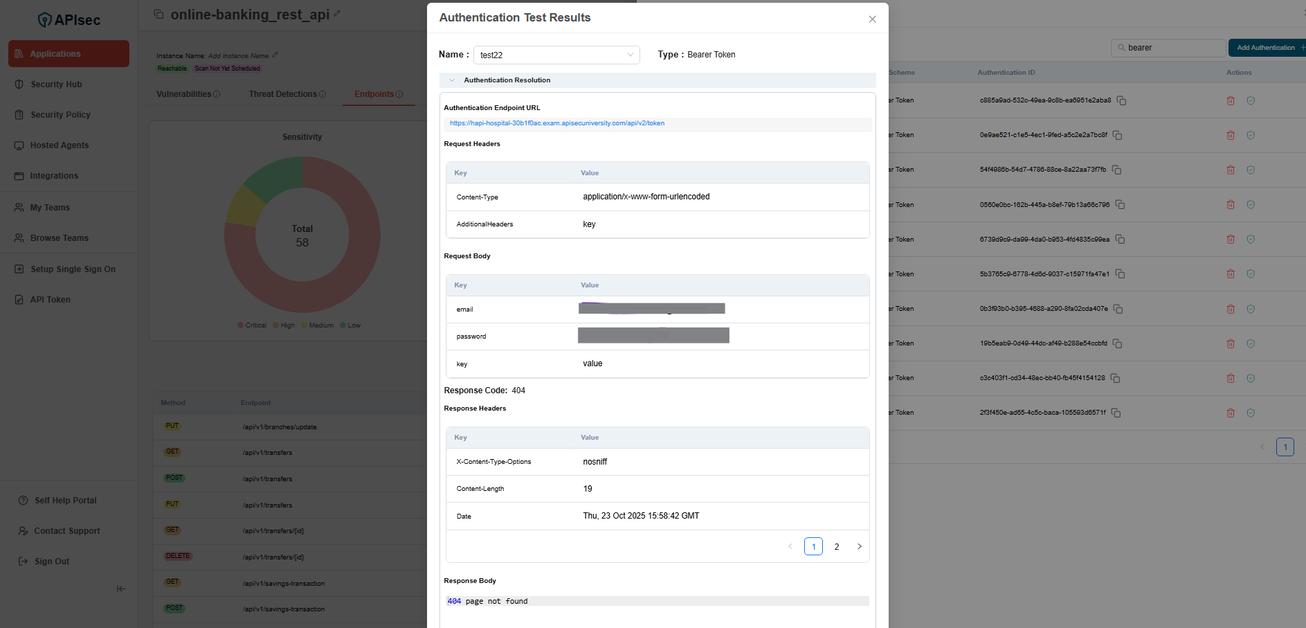 Click on Save Credentials