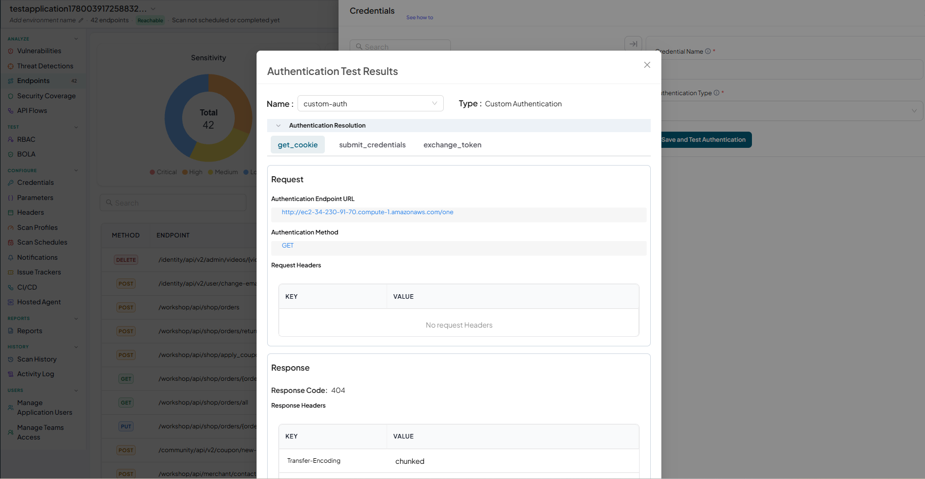 Click on Save Credentials