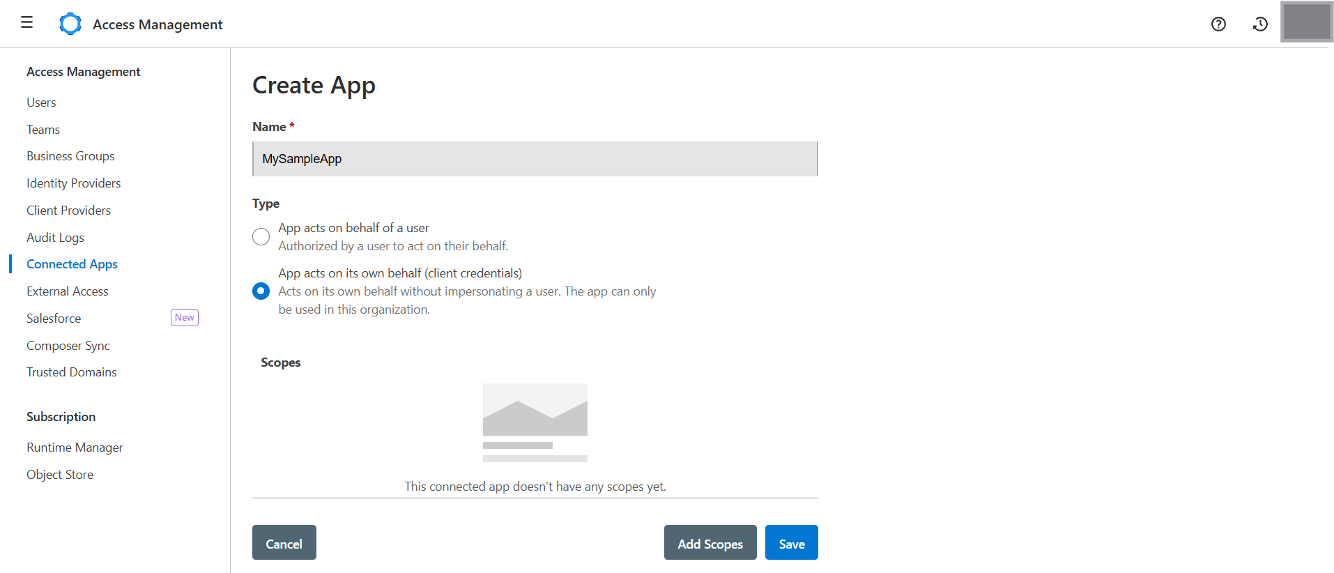 Choose the MuleSoft Gateway