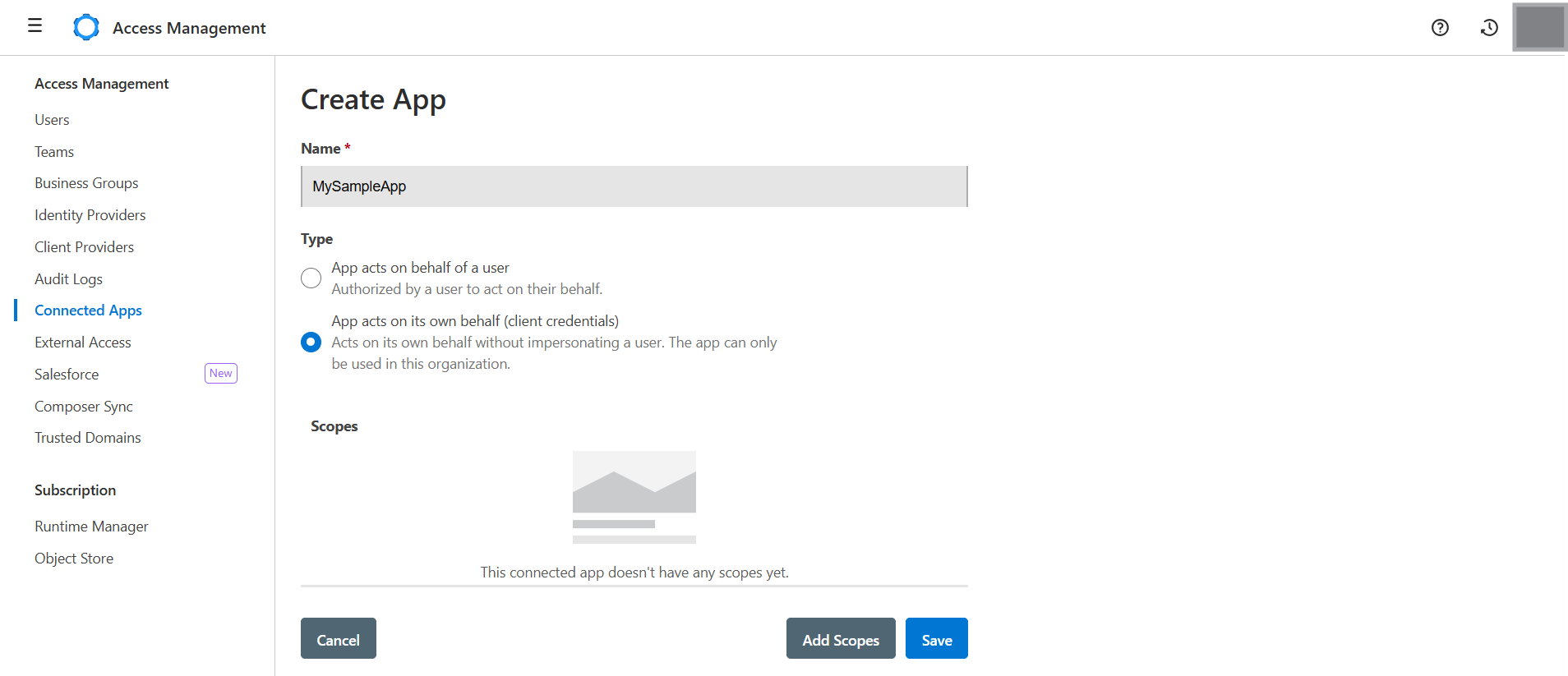 Choose the MuleSoft Gateway