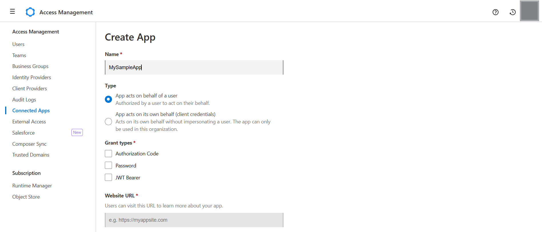 Choose the MuleSoft Gateway