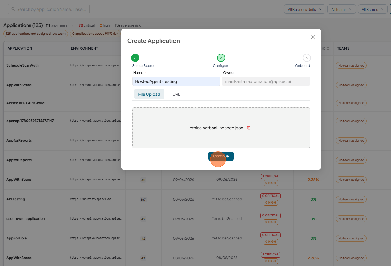 Create Hosted Agent