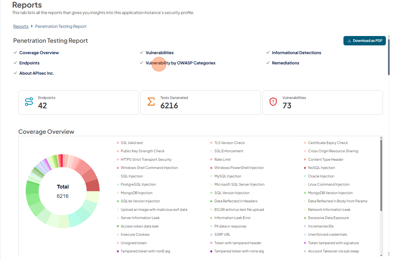 Vulnerability by OWASP Categories